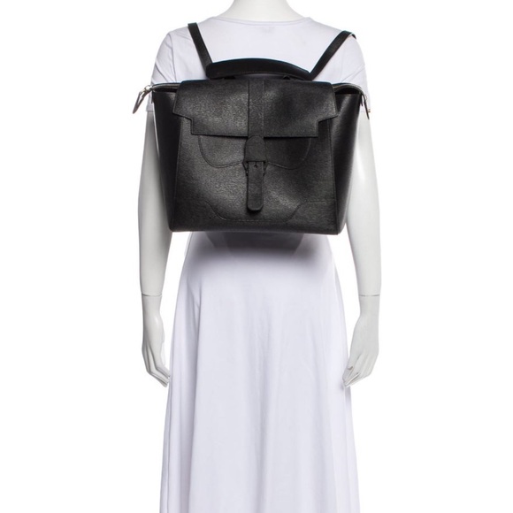 Senreve Backpack Black Saffiano Leather - Picture 3 of 5